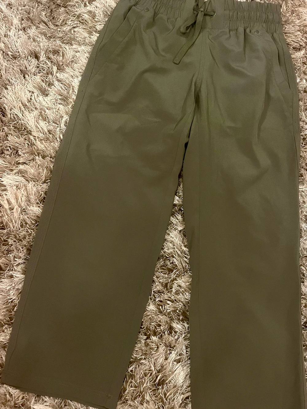 Champion Olive Green Drawstring wide leg Joggers